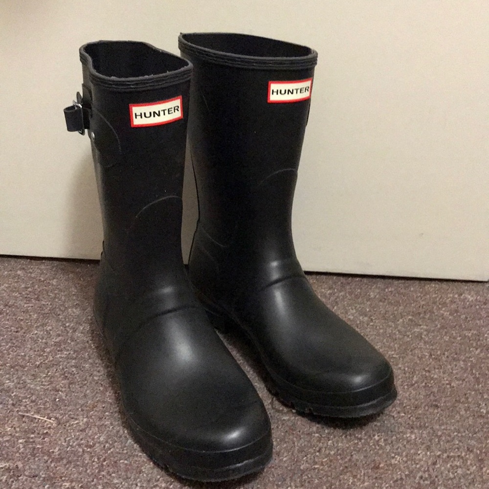 Matte Black Original Short Hunter Boots